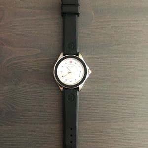 Michele Silicone Strap Watch